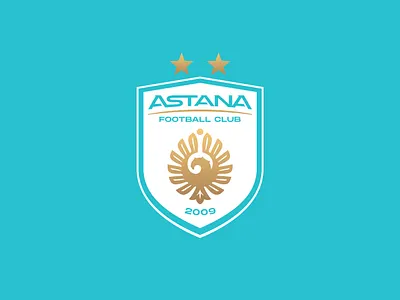 Astana Football Club astana bird capital champion crest eagle football garuda genshin gold kazakhstan logotype phoenix premier league qazaqstan shield simurgh soccer sports sports design