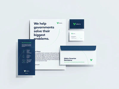 Viterra - Stationary and Print business card community earth envelope identity print stationary viterra