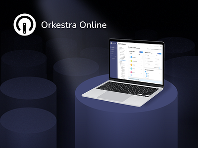 Orkestra Online | Web app application design figma saas ui ux webapp