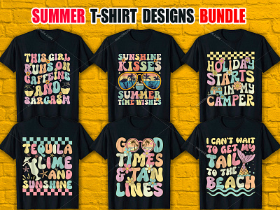 This Is My New Summer T- Shirt Design Bundle. merch by amazon summer t shirt design summer tshirt