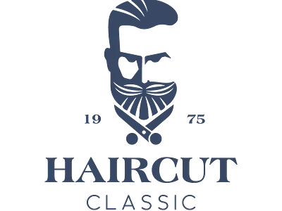 Haircut Logo branding graphic design logo