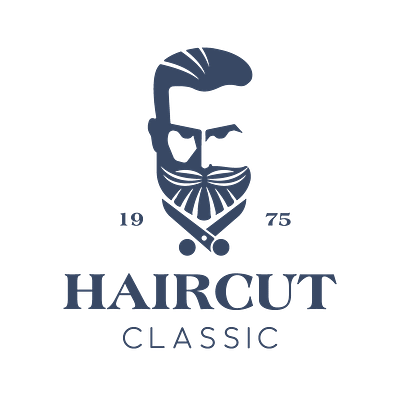 Haircut Logo branding graphic design logo