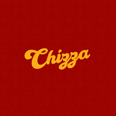 Chizza fastfood logo branding graphic design logo