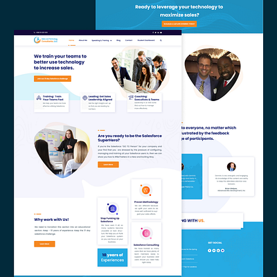Sales And Technology Landing Page