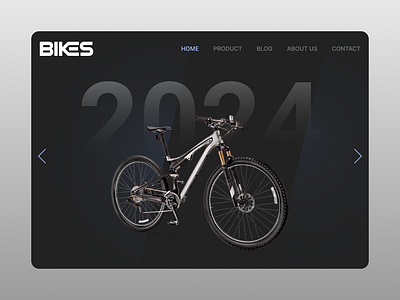 Bicycle store - Webpage ui ux web web designs