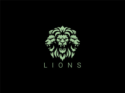 Lion Logo animal beast heraldic king lion king logo lion head lion king lion logo lion three head lions lions logo luxury powerpoint pride strenght strong three head lion three lion three lions warrior