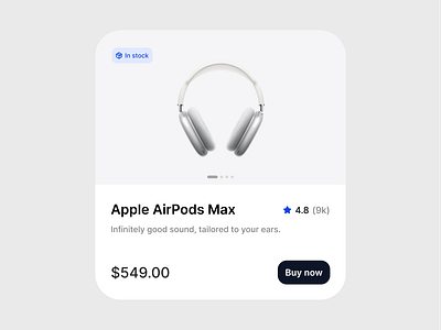 E-commerce Product Card: Clean and Minimalistic Design apple card ecommerce motion design online store product product card shop shopping store ui