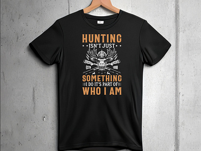 Hunting T-shirt Design adventure adventure t shirt design clothing grunge hiking hunting hunting t shirt hunting typography design retro t shirt design typography vintage