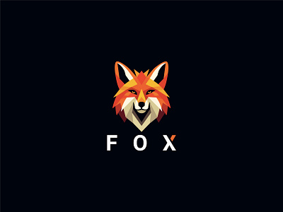 Fox Logo animal colorful creative dribbble logo elegant fox fox fox head logo fox logo fox logos foxey illustration nique powerpoint professional security strength stylized top fox warrior wolf