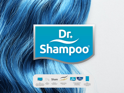 Dr. Shampoo branding cosmetic graphic design logo naturallogo shampoo