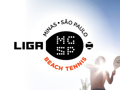 Liga Minas / São Paulo de Beach Tennis beach beachtennis branding esporte graphic design logo sports sportslogo tennis