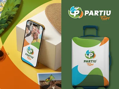 Partiu Trips Travel Agency branding graphic design logo são paulo travel travellogo viagemeturismo