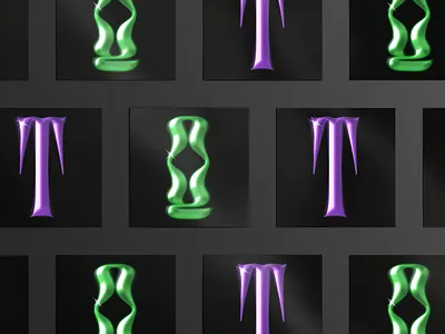 Alphabet for 36 days of type fonts graphic design type vibrant