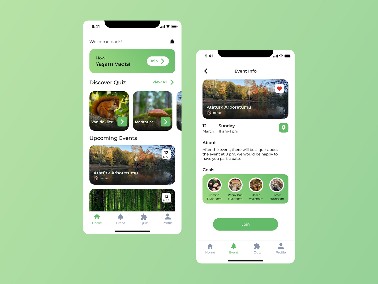 Event UI Design by Ebrar on Dribbble