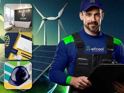 Eficeel Electrical Energy branding graphic design logo