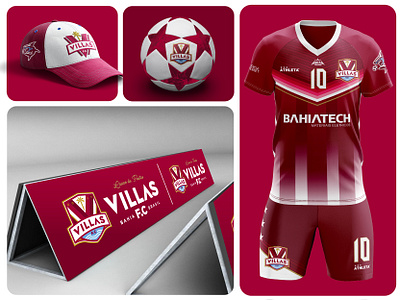 VILLAS F.C branding esporte football graphic design logo soccer sportslogo villas