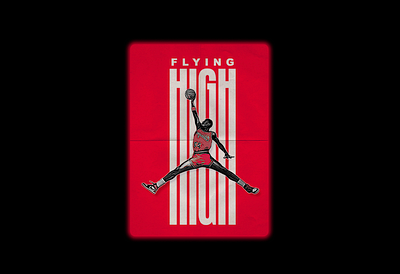 Flying 🪽 High 3d gimp graphic design jordan