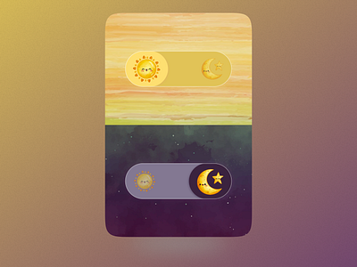 On/Off Switch - Mobile app button dailyui dark mode design interface light mode mobile on off switch ui