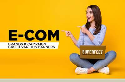 Superfeet Shopify Banners banner branding e com ecommerce graphic design shopify sliders