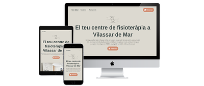 Diseño Web | Cos Salut - Centre de fisioteràpia a Vilassar de Ma web design