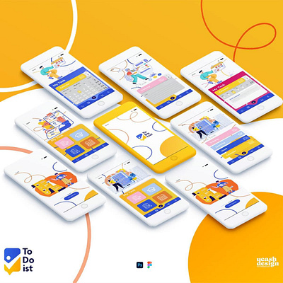 ToDoist concept app app concept graphic design ui