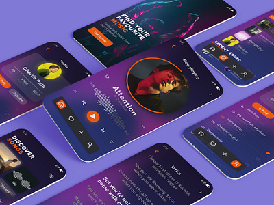 Music Apps Ui apps design branding future apps graphic design logo music music ui ui ui ux website deisgn