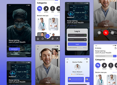 Health Apps UI apps design health apps ui hospital apps ui medical apps ui mobile apps ui ui deisgn ux deisgn website deisgn