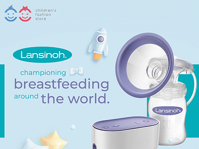 Lansinoh branding graphic design