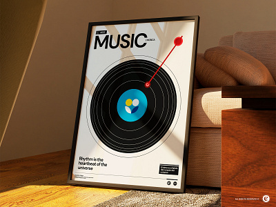 Poster Vinyl design graphic design music poster posters print