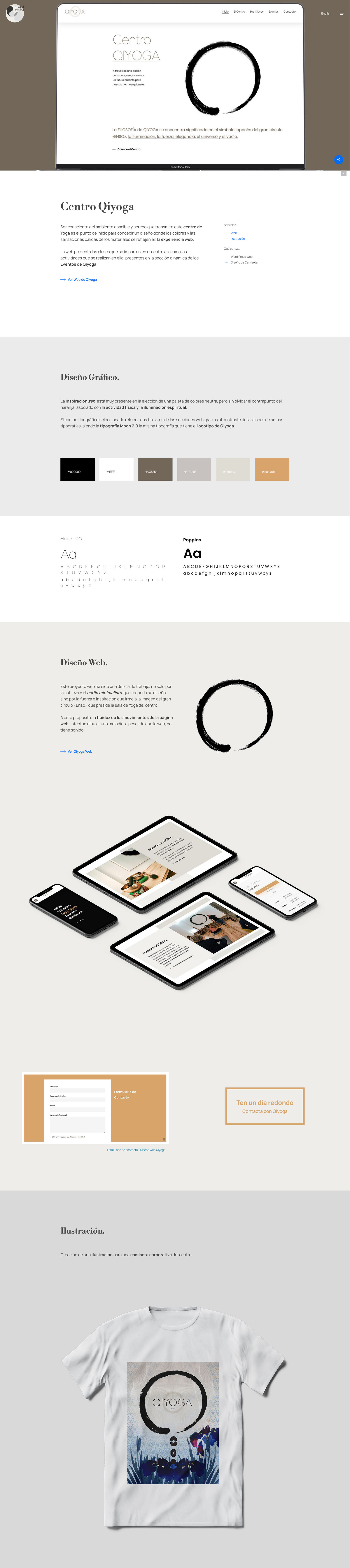 QIYOGA WEB ui ux web webdesign wordpress yoga yogawebdesign
