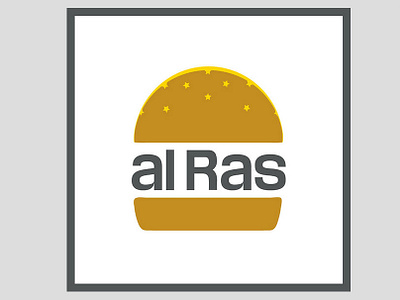 al Ras Brand Identity branding burger burgerlogotype graphic design graphicdesi logo