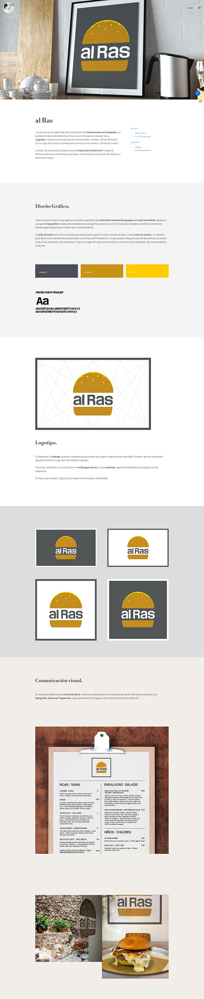 al Ras Brand Identity branding burger burgerlogotype graphic design graphicdesi logo