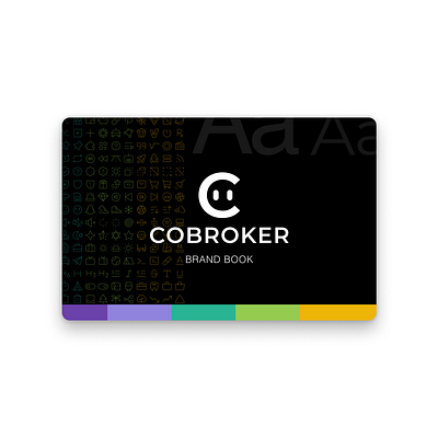 Cobroker BrandBook Design brand brand design branding design figma social media social media content design ui ui design
