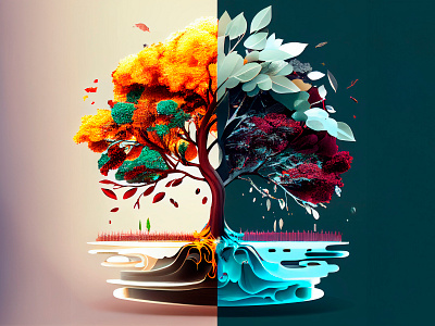 Illustration - Tree 3d branding design graphic design illustration logo mockup ui ux vector