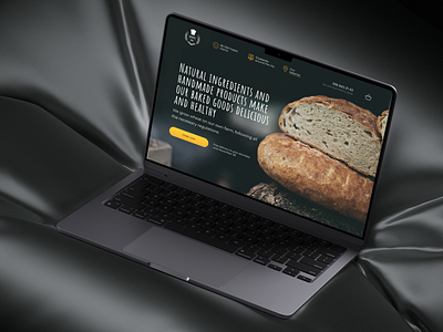 Bakery | Landing Page Design | UI/UX bakery graphic design landing page responsive design ui uiux ux webdesign webflow website website design