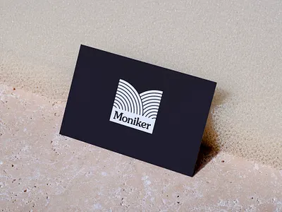 Moniker Records brand identity brand design branding business card freelance design geometric indie records logo logo design logomark minimal music record label records stil life vibes