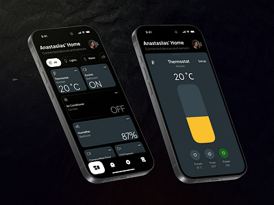 Smart Home App app design ui