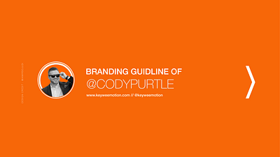 Cody Purtle Brand Book branding graphic design logo ui