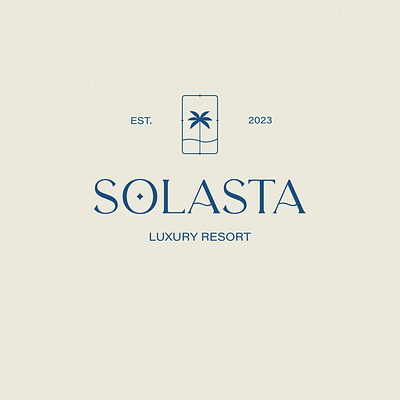 Solasta Luxury Resort | Logo Design brand design brand designer branding design services graphic design logo design luxury branding print design resort typography