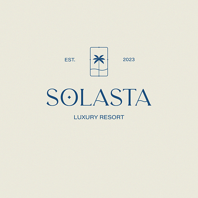 Solasta Luxury Resort | Logo Design brand design brand identity branding design graphic design logo logo design luxury brand luxury branding resort solasta typography