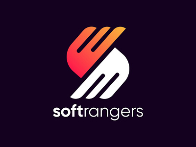 Softrangers | Tech company Logo agency logo app icon app logo branding graphic design initial logo logo logo design s logo software logo tech logo technology logo text logo ui vector logo