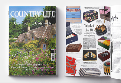Country Life Magazine design editorial graphic design luxury magazine