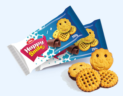 “Happy Smile” Cookie Packaging Design branding design graphic design packaging design