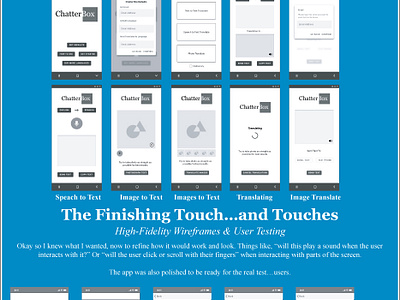 ChatterBox App Case Study graphic design ui