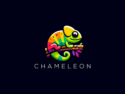 Chameleon Logo chameleon chameleon logo chameleons chameleons logo illustration lizard logo