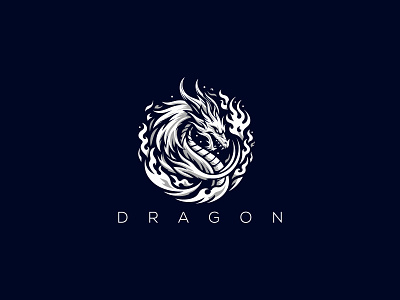 Dragon Logo dragon dragon design dragon logo dragon vector logo dragons dragons logo illustration