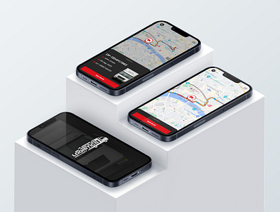 Logistics Tracking Mobile App UI