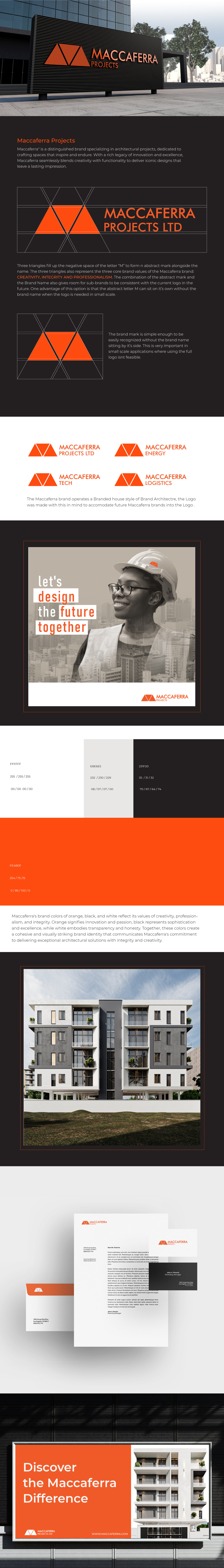 Maccaferra Projects, Brand identity design