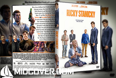 Ricky Stanicky (2024) DVD Cover design dvd dvdcover dvdcustomcover photoshop