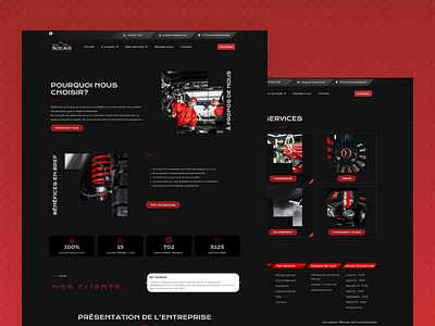 Rachel Auto graphic design ui ux website websitedesign